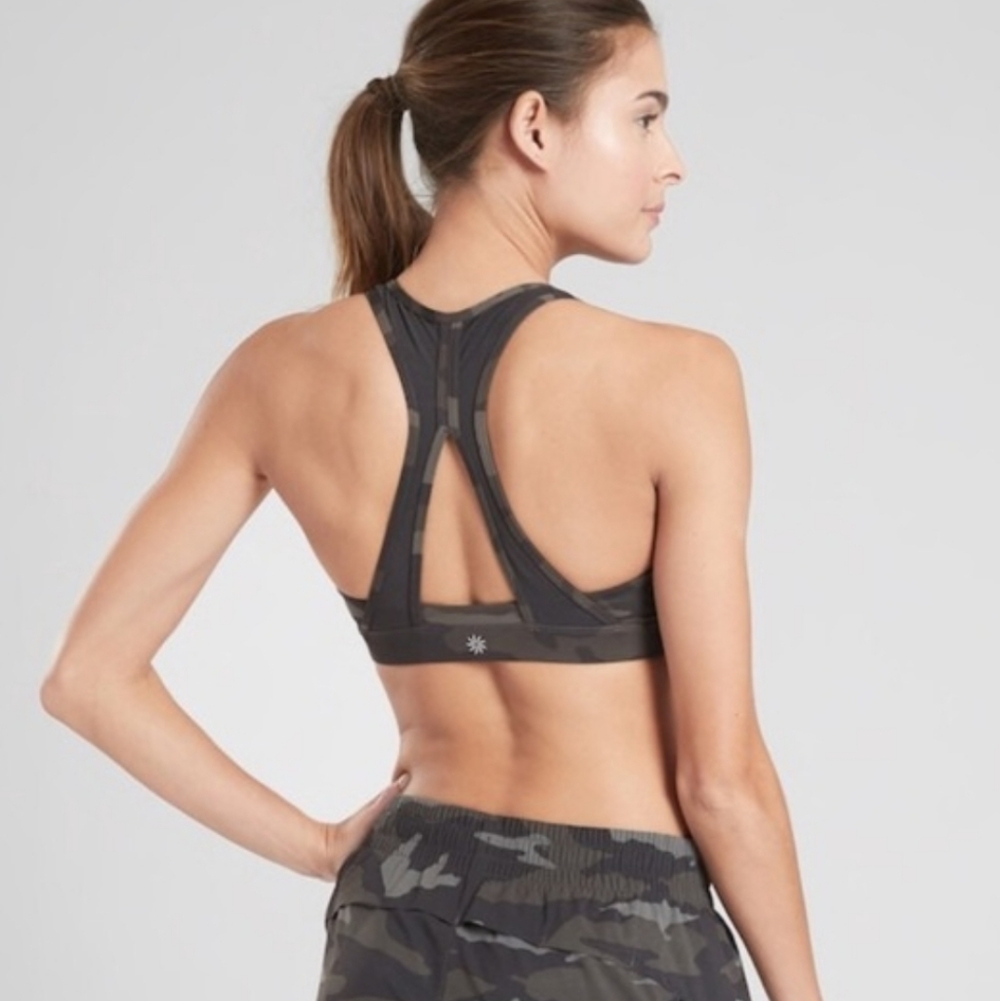 Athleta Contender Camo Bra